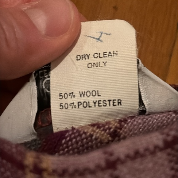 Vintage MJ concepts in sportswear wool blend plaid skirt - Picture 4 of 5